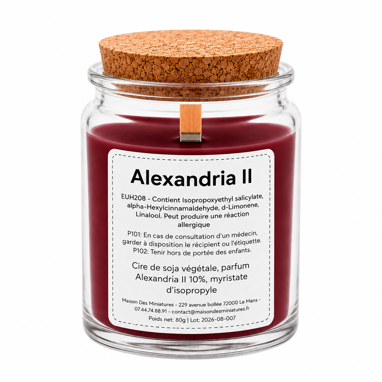 Bougie Alexandria II 80g