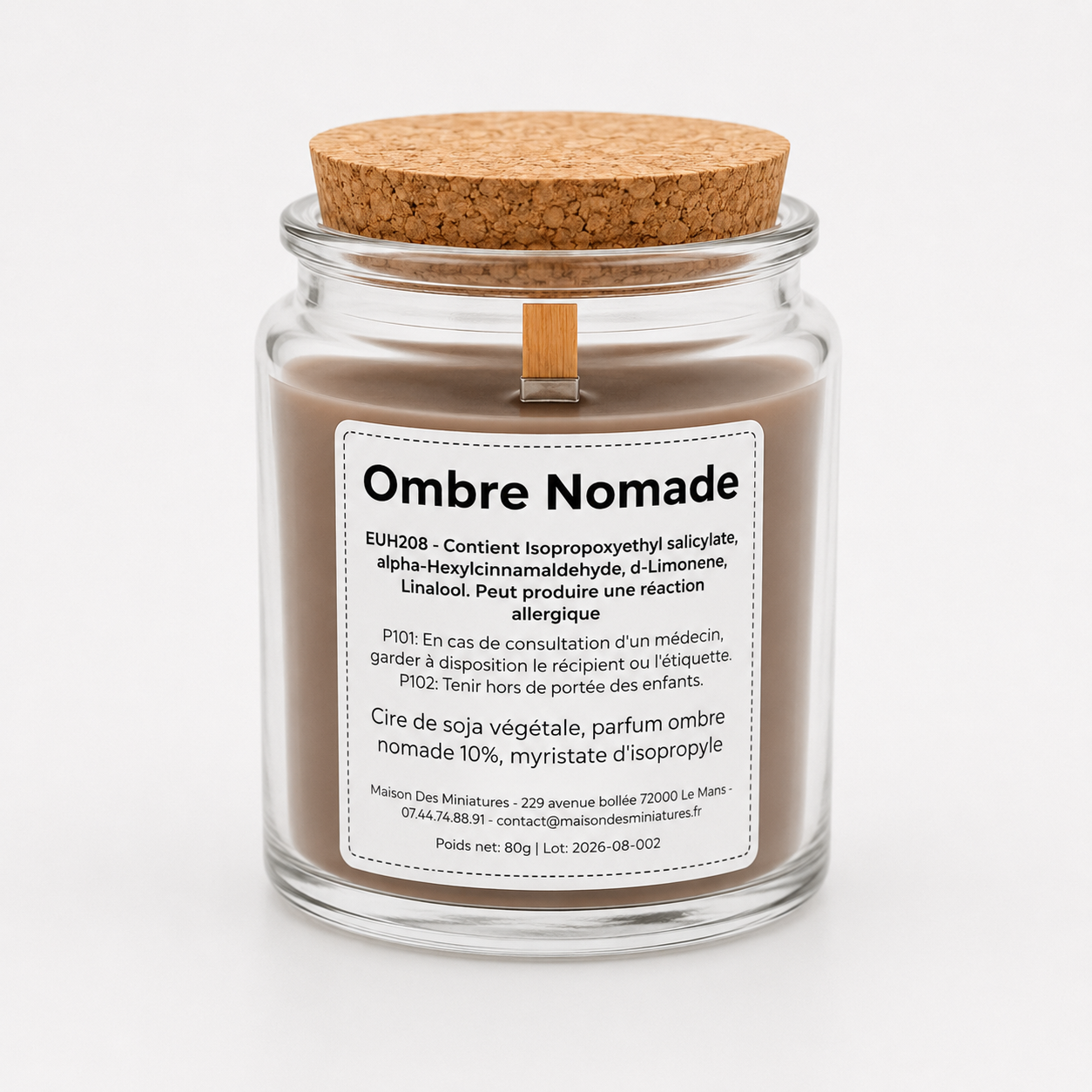 Bougie Ombre Nomade 80g