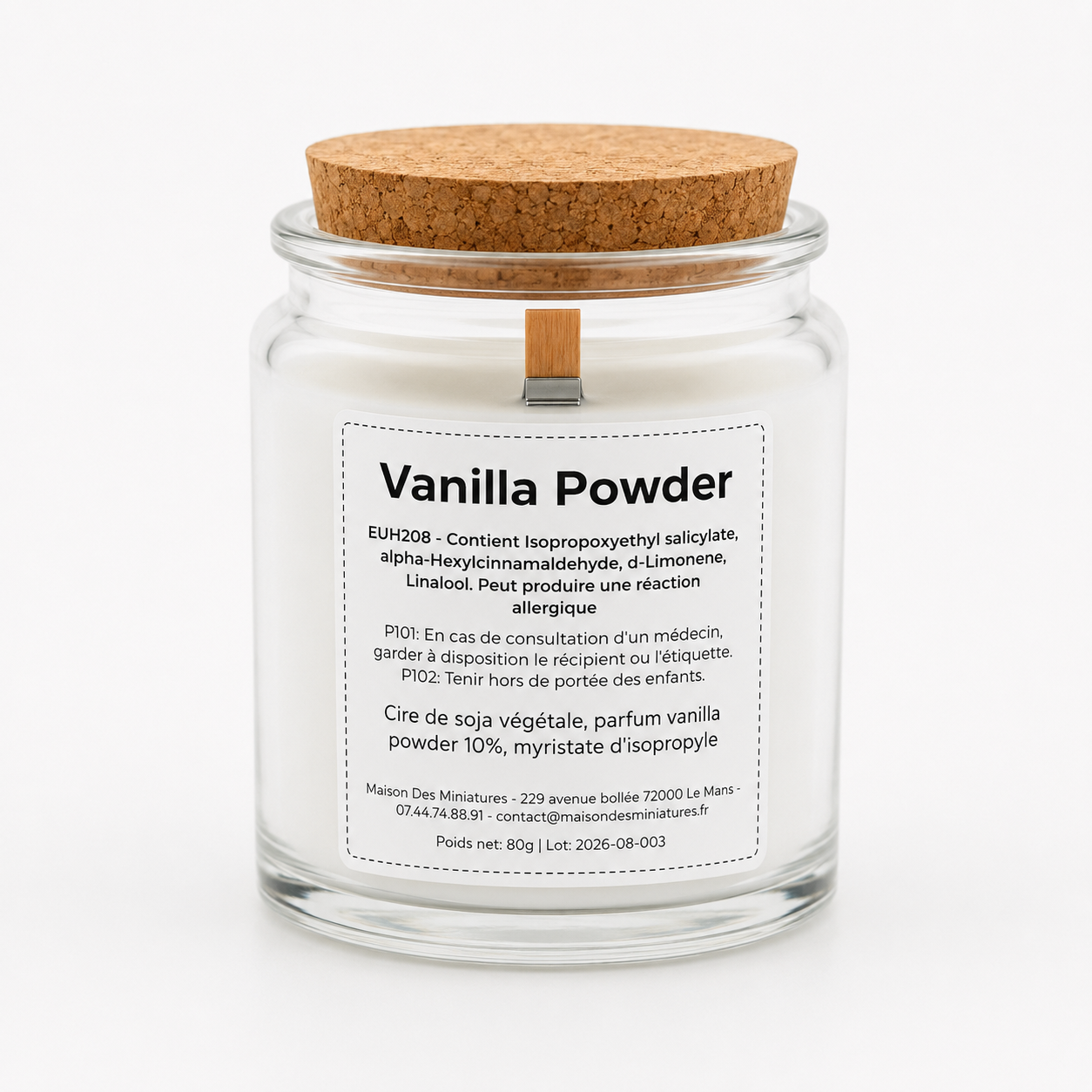 Bougie Vanilla Powder 80g